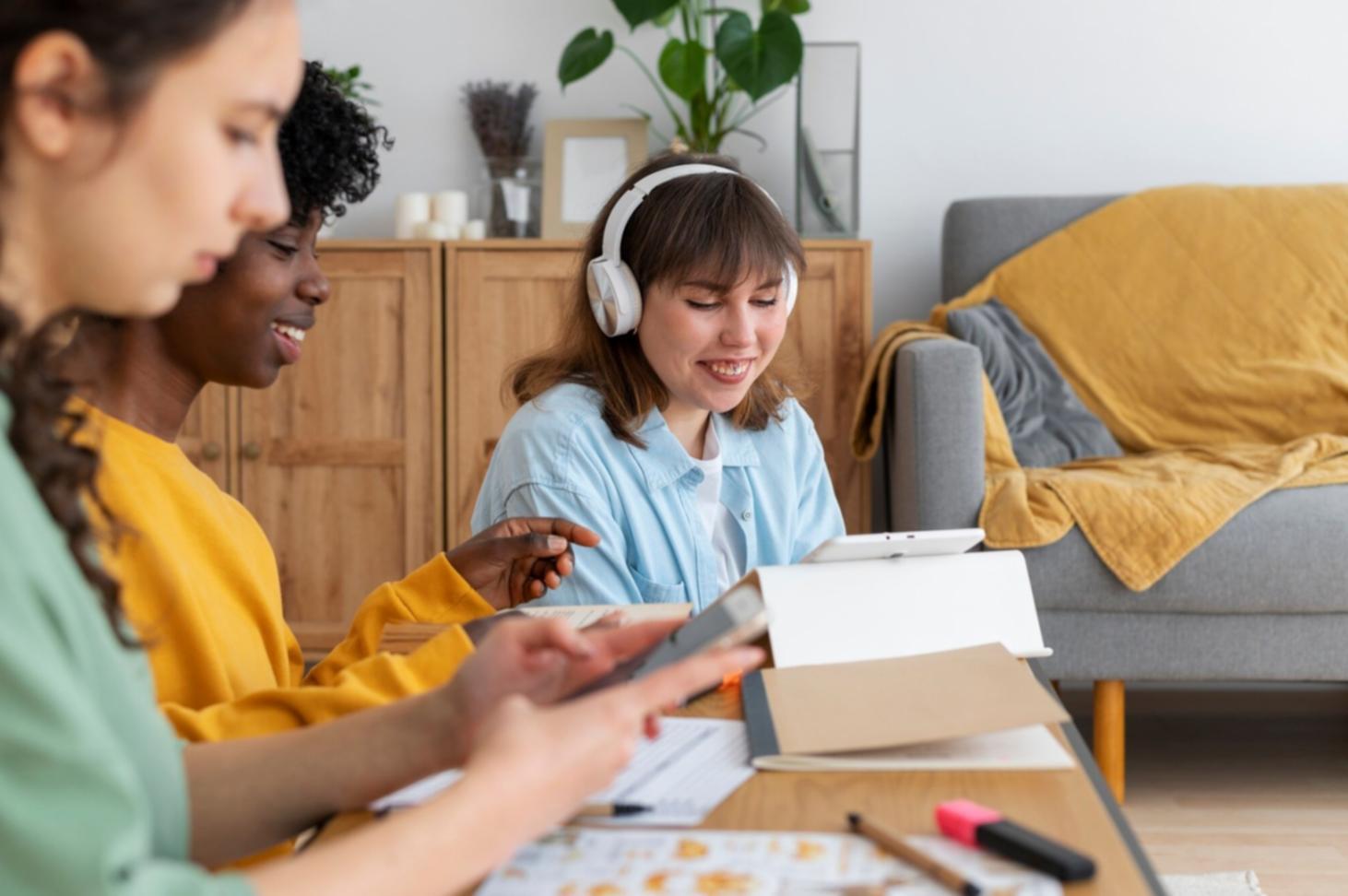 Profesionales trabajando en estrategias financieras